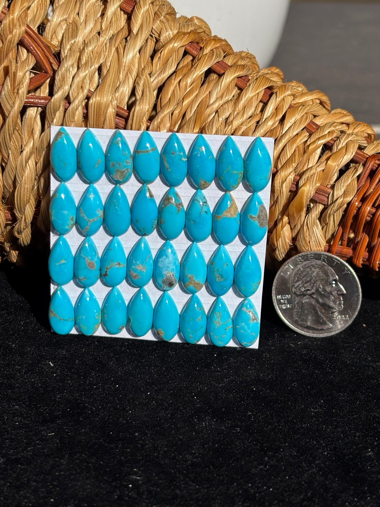 7x14 Pear Calibrated Cabs