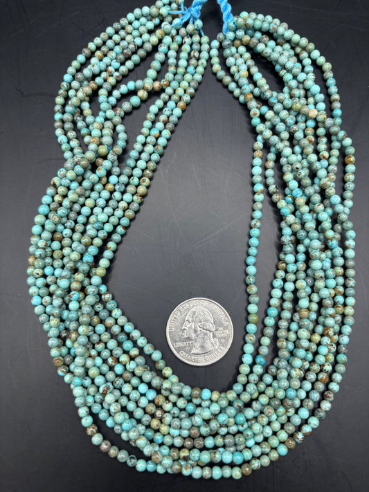 3mm Turquoise Round