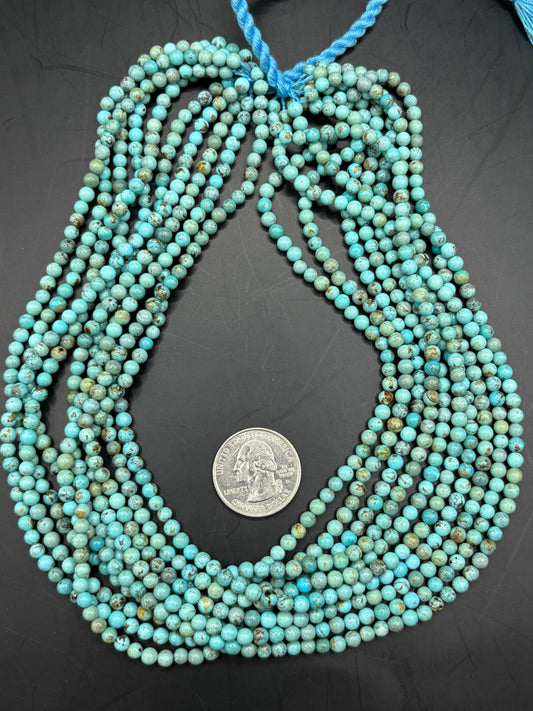 4mm Turquoise Round