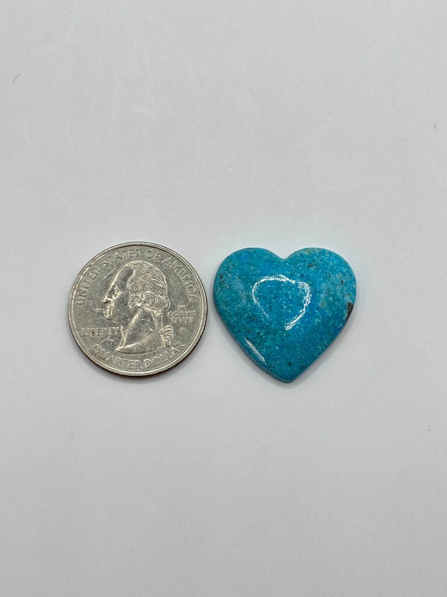 Turquoise Heart Cabochon 5