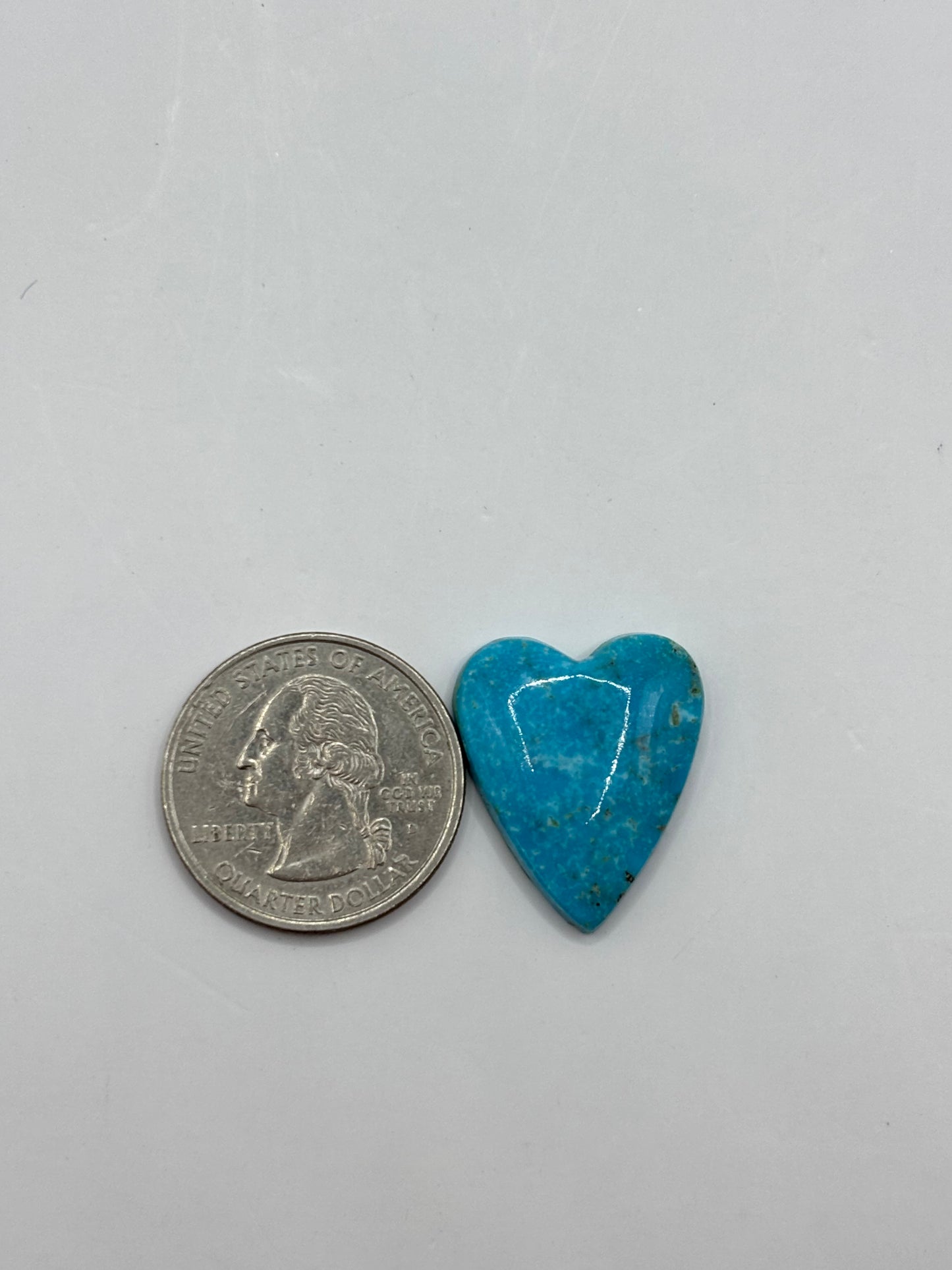 Turquoise Heart Cabochon 9
