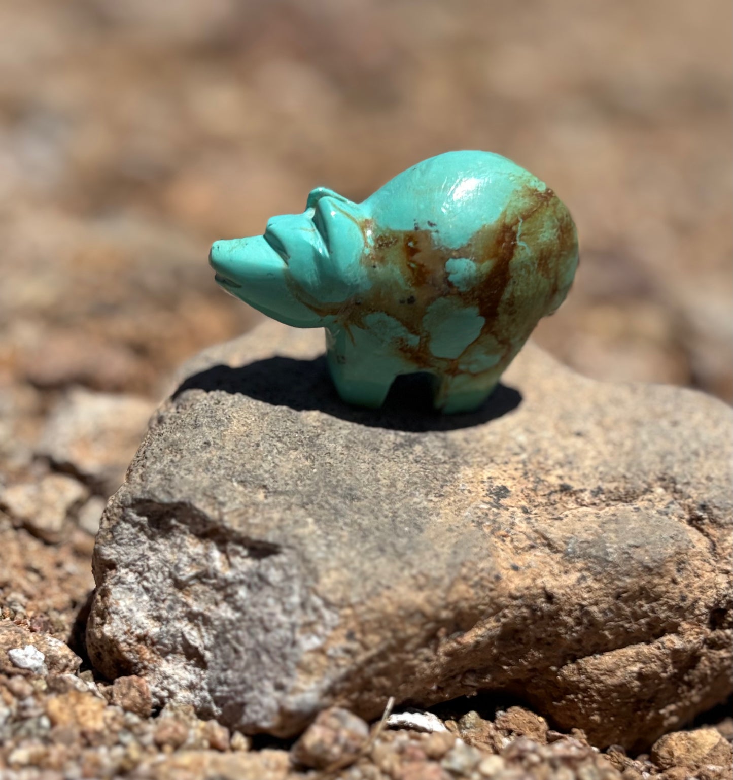 Turquoise Bear Fetish