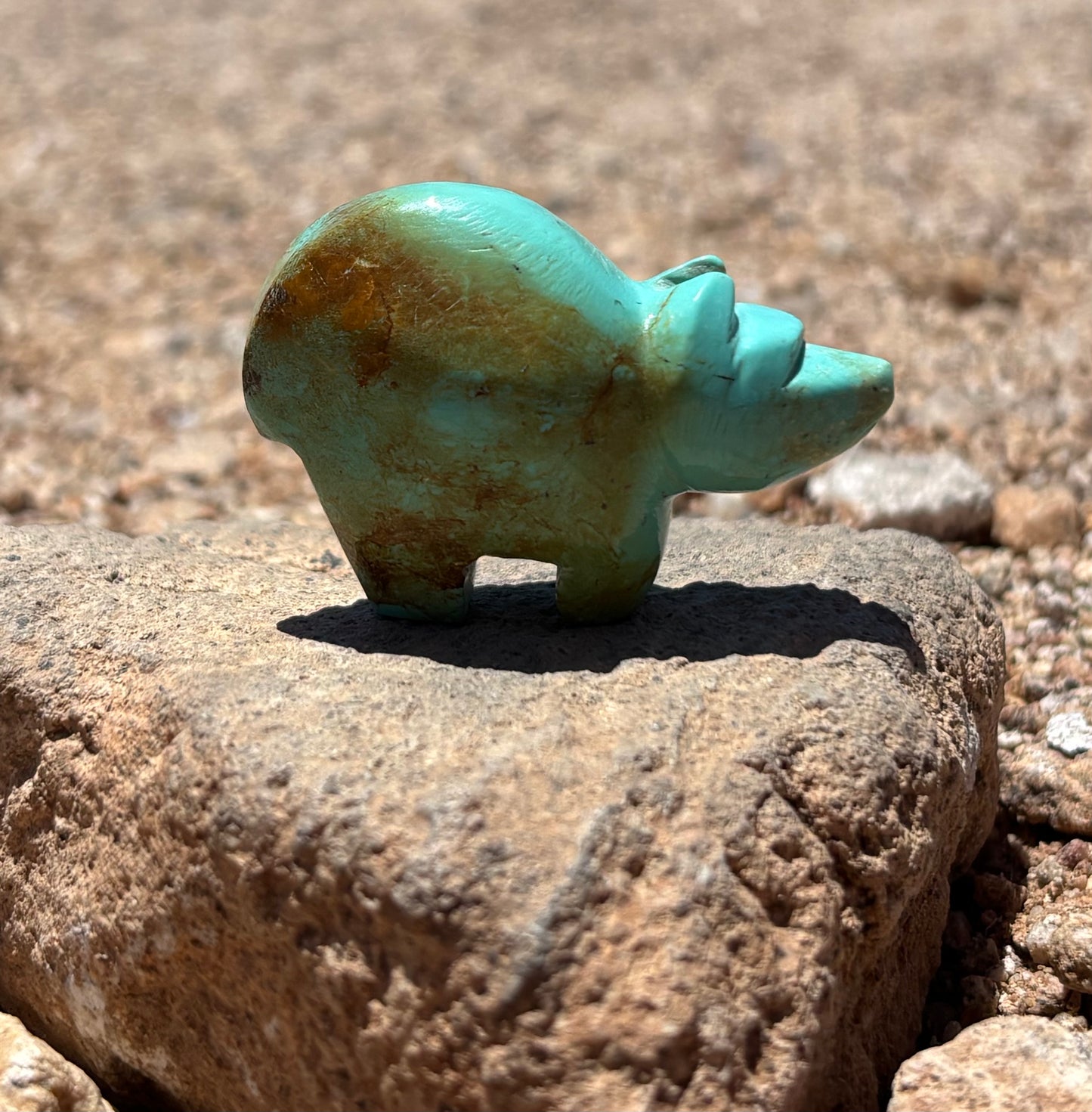Turquoise Bear Fetish