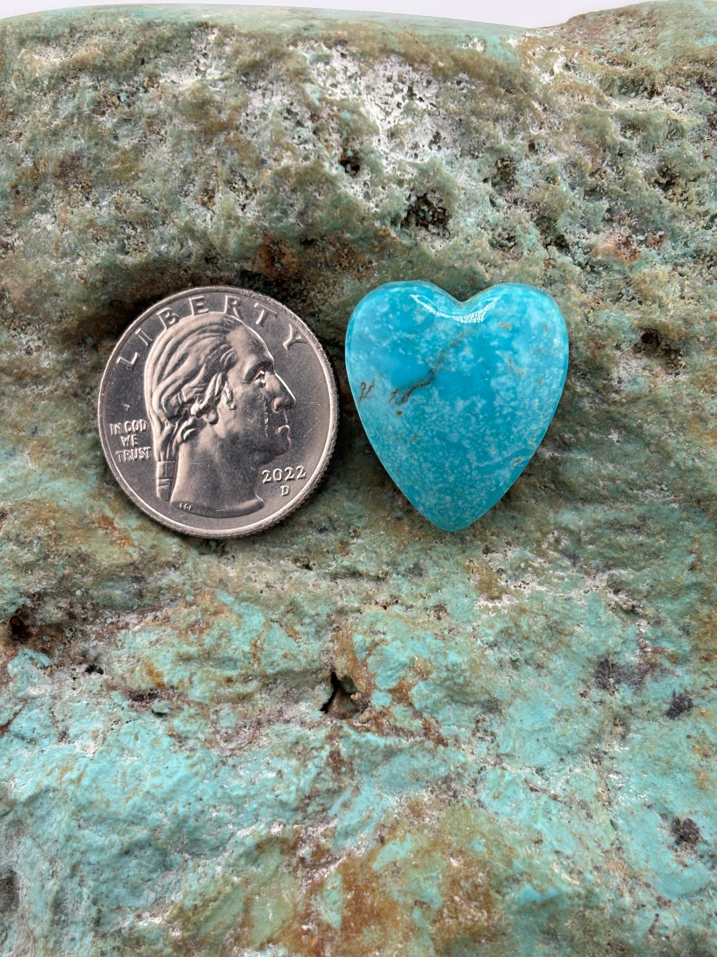 Turquoise Heart 1