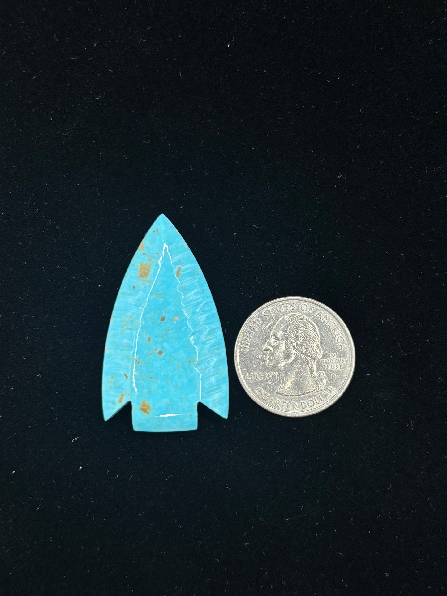 Turquoise Arrowhead Cabochon 2