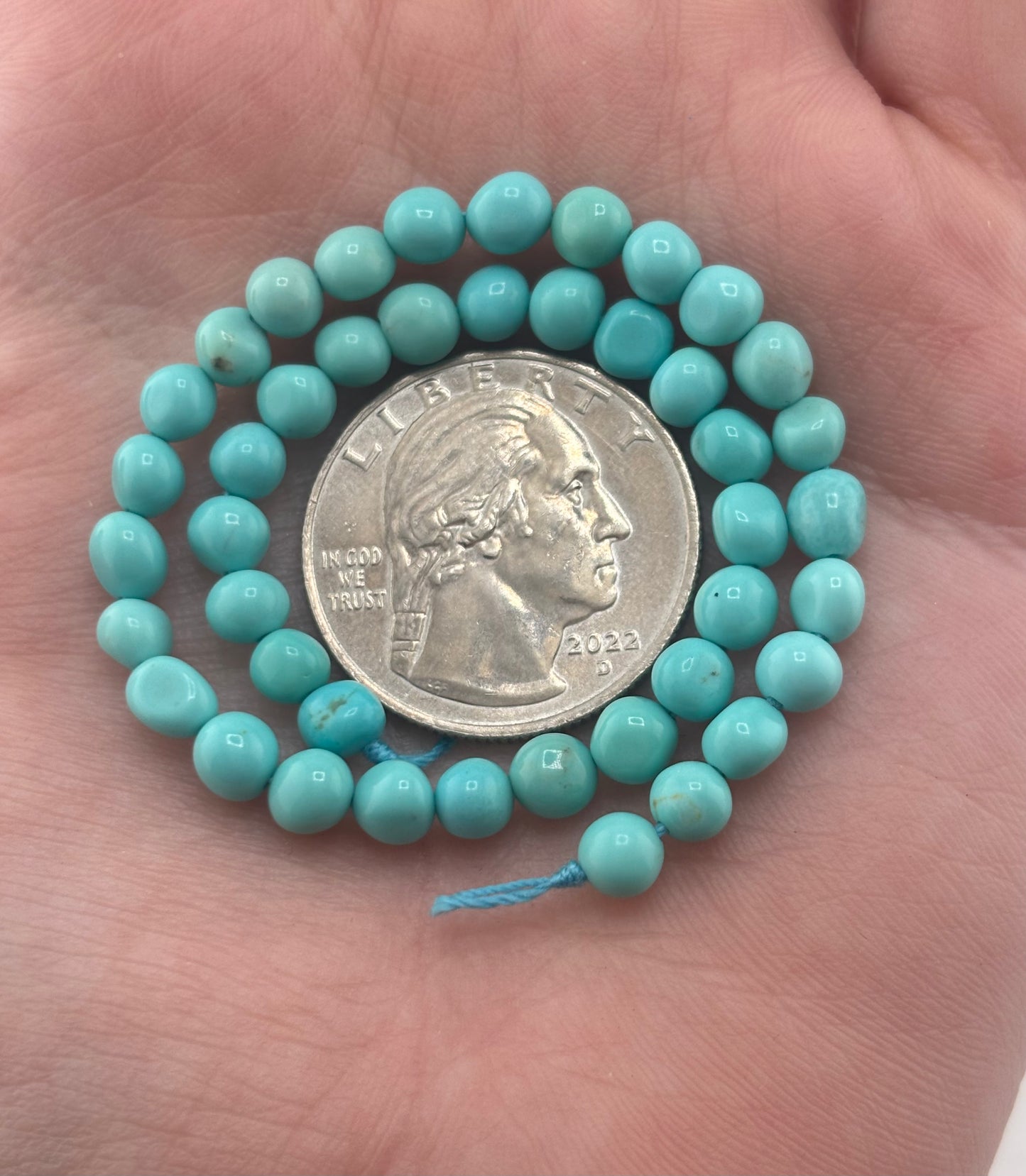 4-5mm Tumbled Nugget Strand