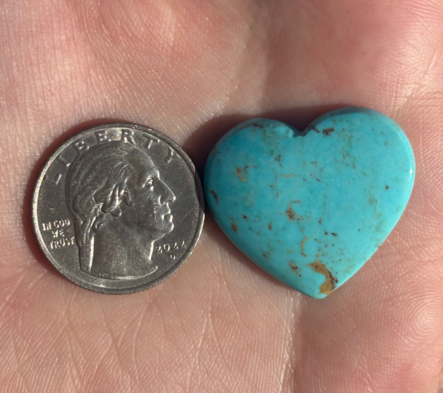 Turquoise Heart 10