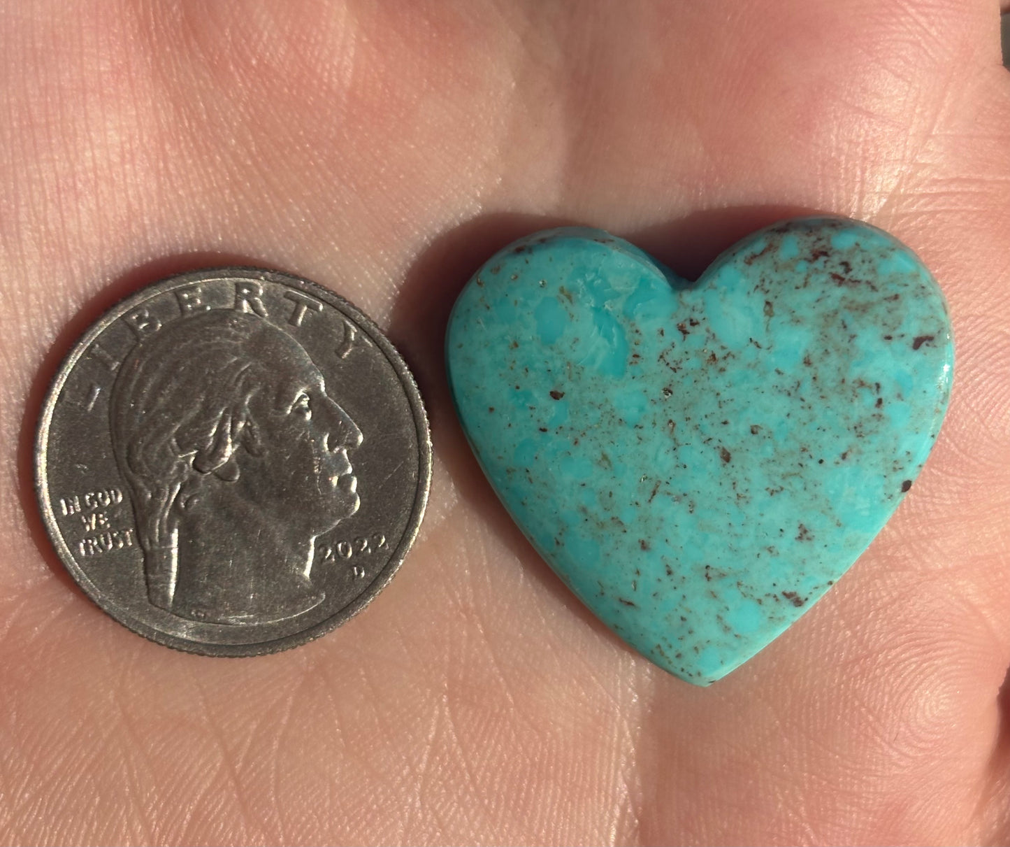 Turquoise Heart 11