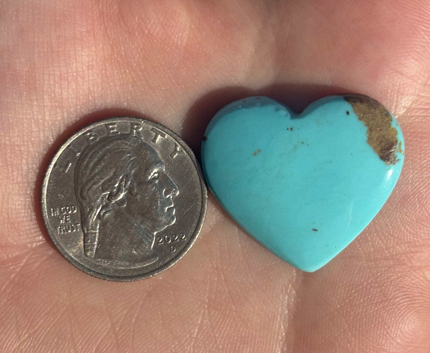 Turquoise Heart 12