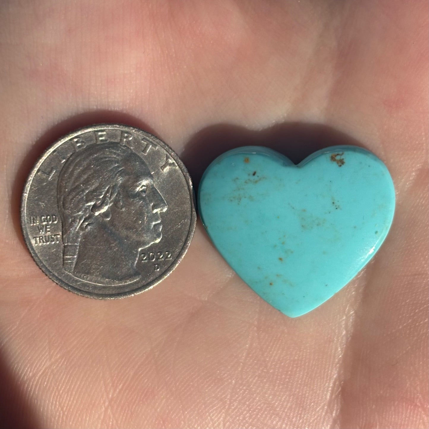 Turquoise Heart 18