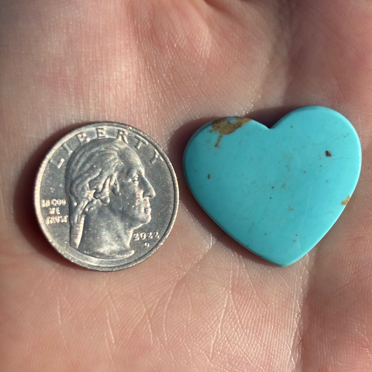Turquoise Heart 20