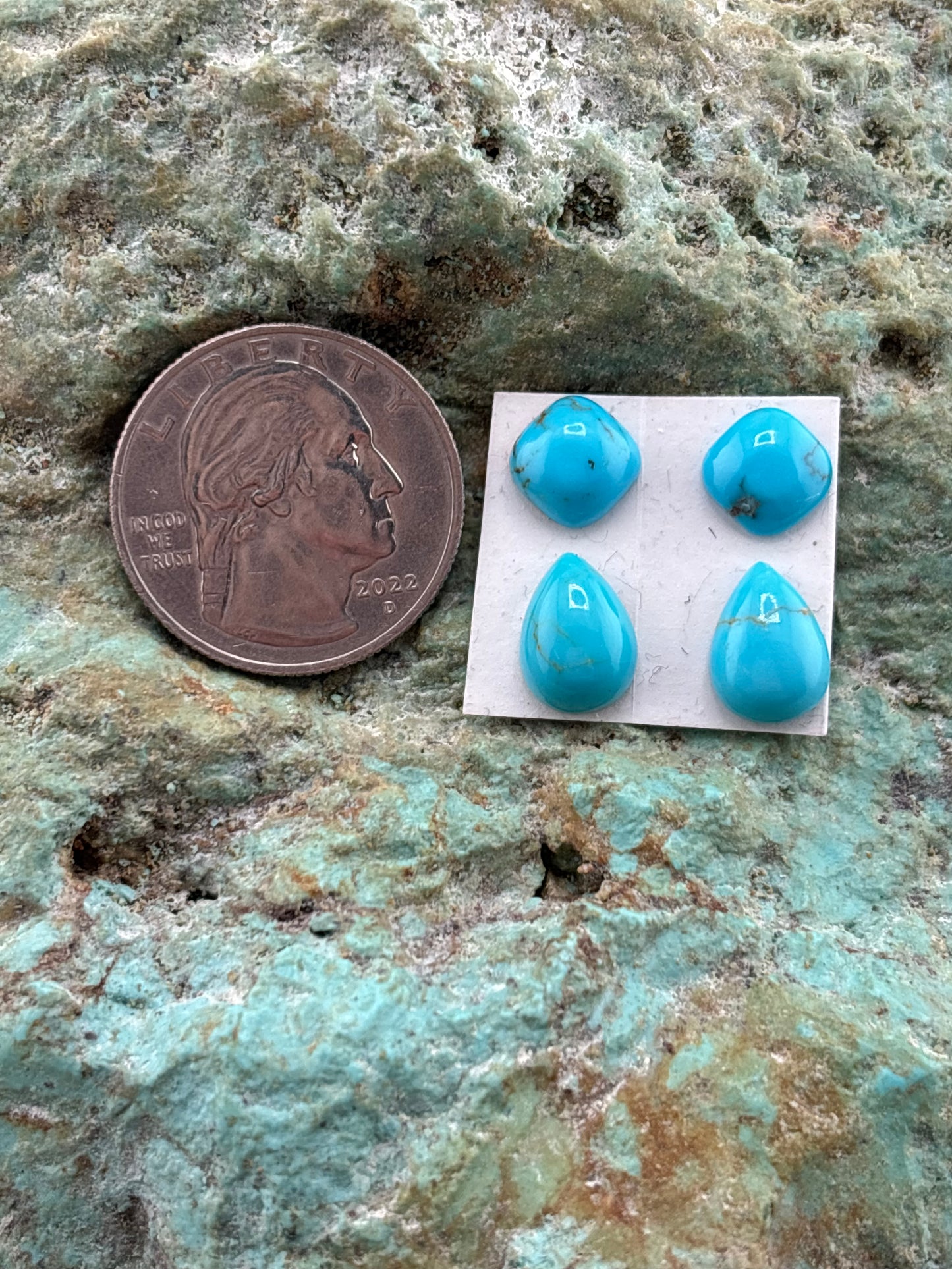 Raindrop 11 Earring Calibrated Cab Set