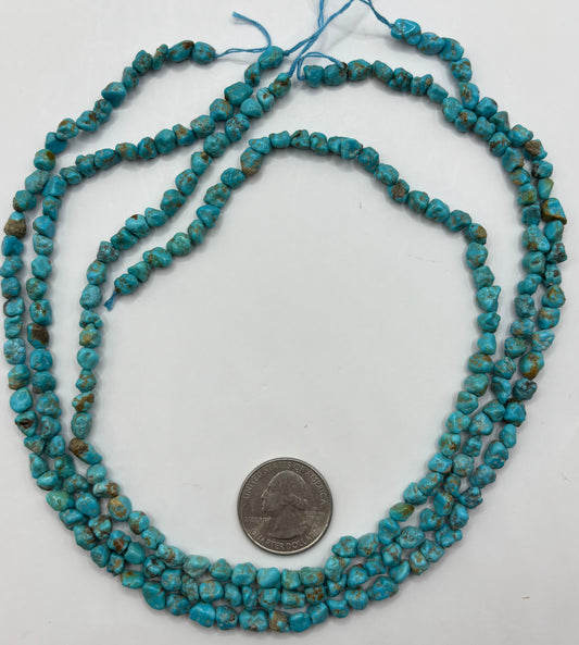 5-6mm Long Drill Nugget Strands