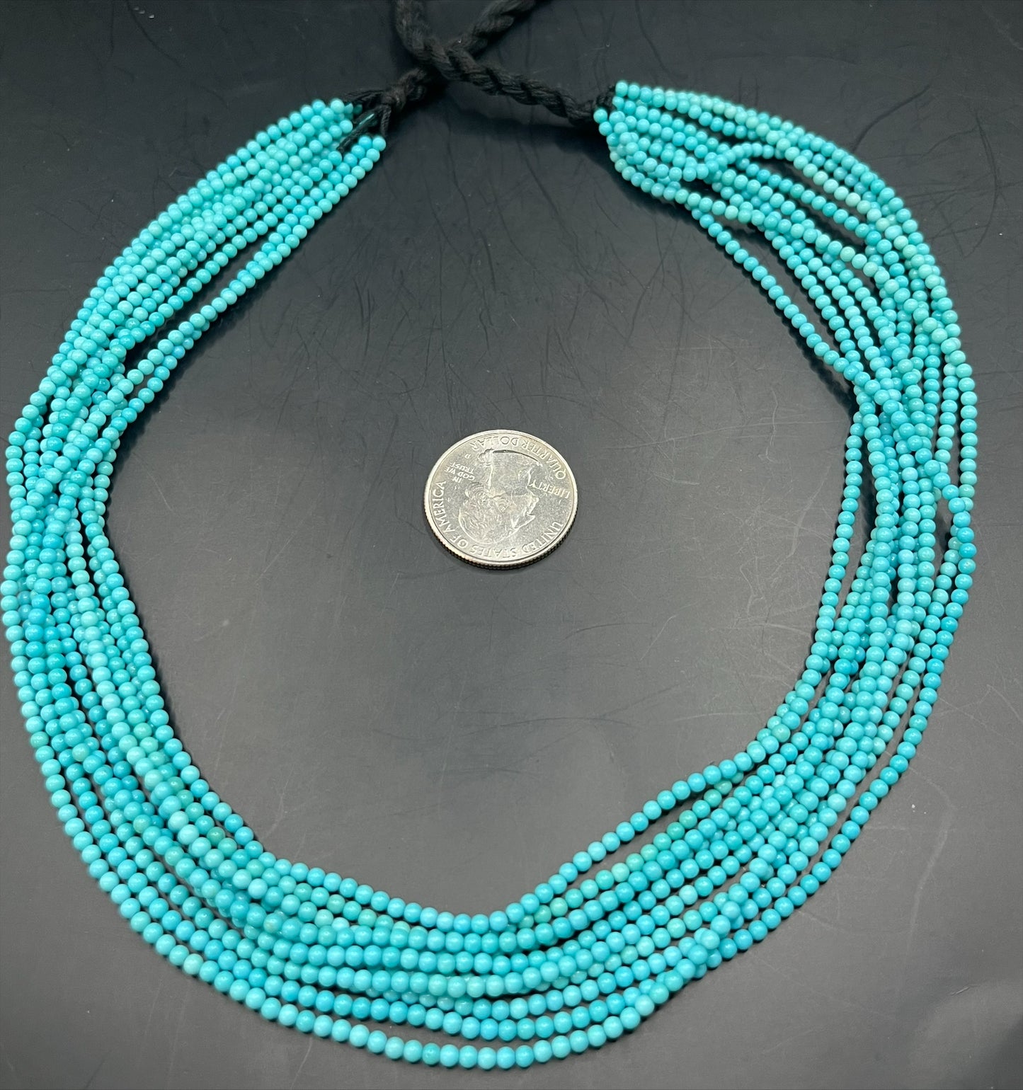 2.5mm Turquoise Round Bead