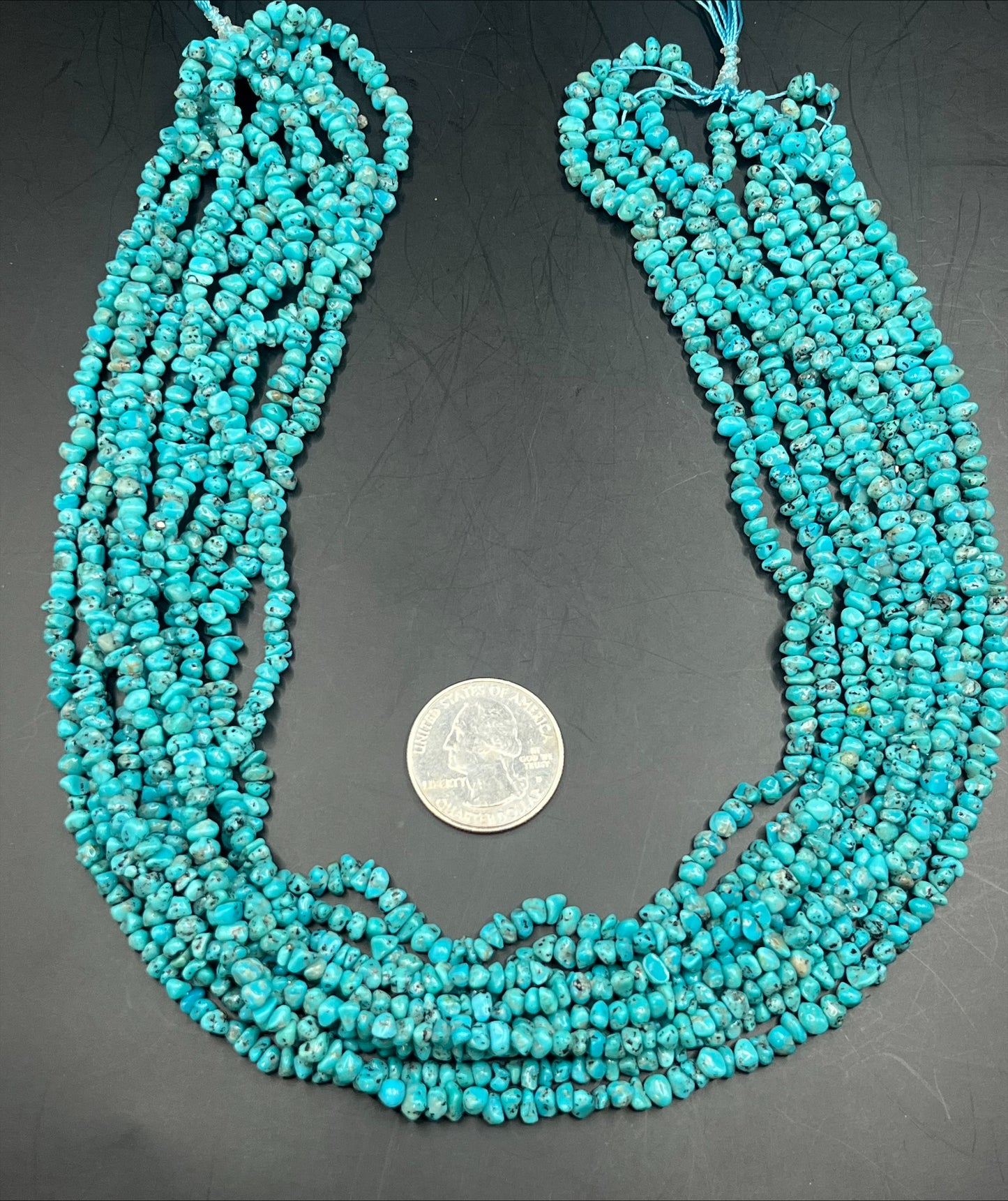 2.9-3.9mm Turquoise Nugget