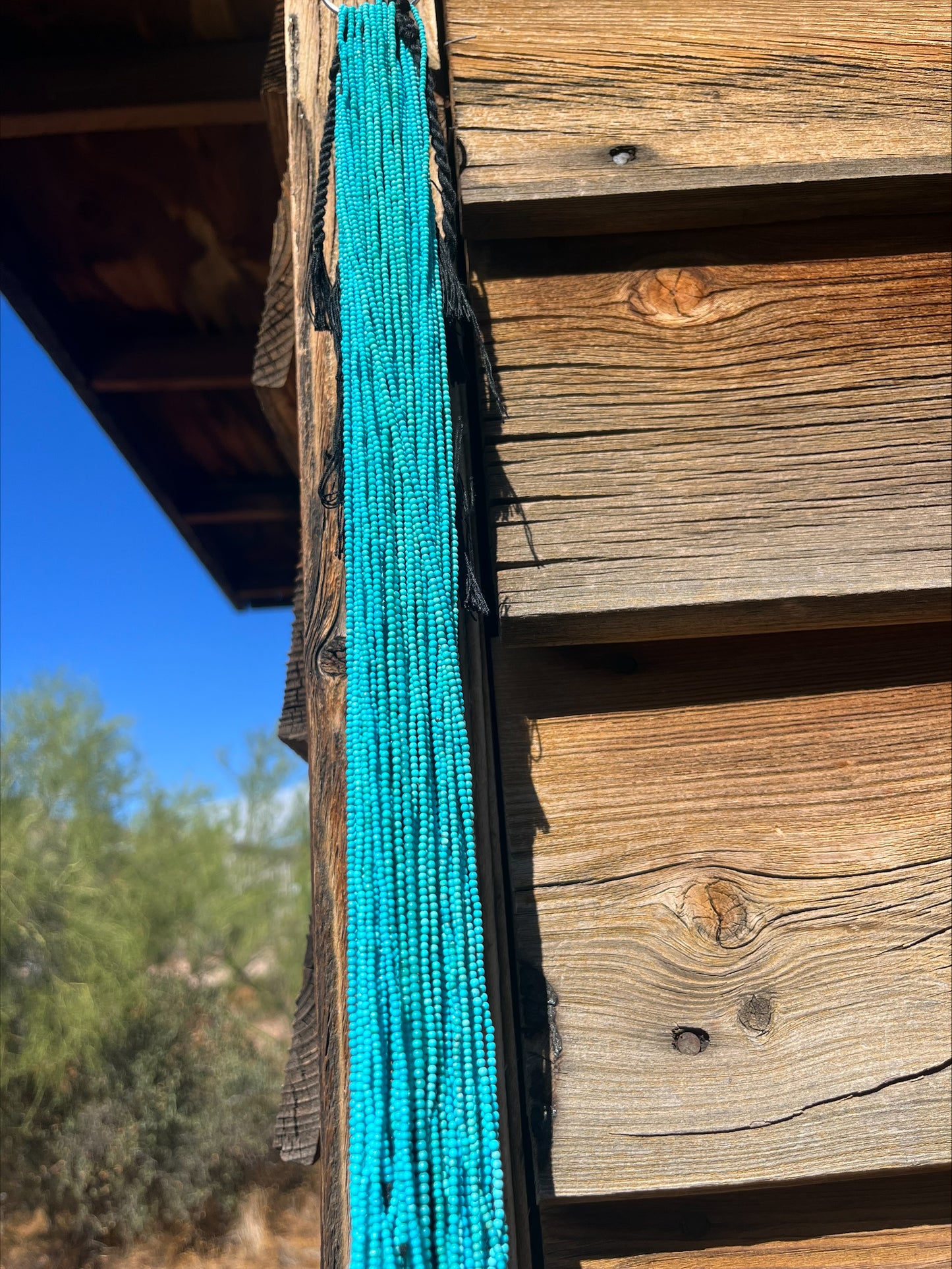 2mm Turquoise Round Bead