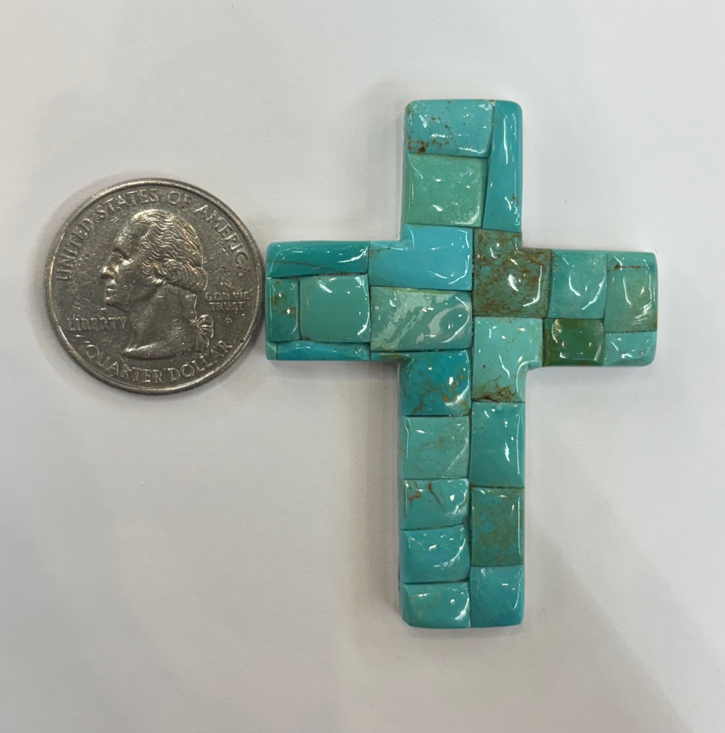 Cross Mosaic Turquoise 1