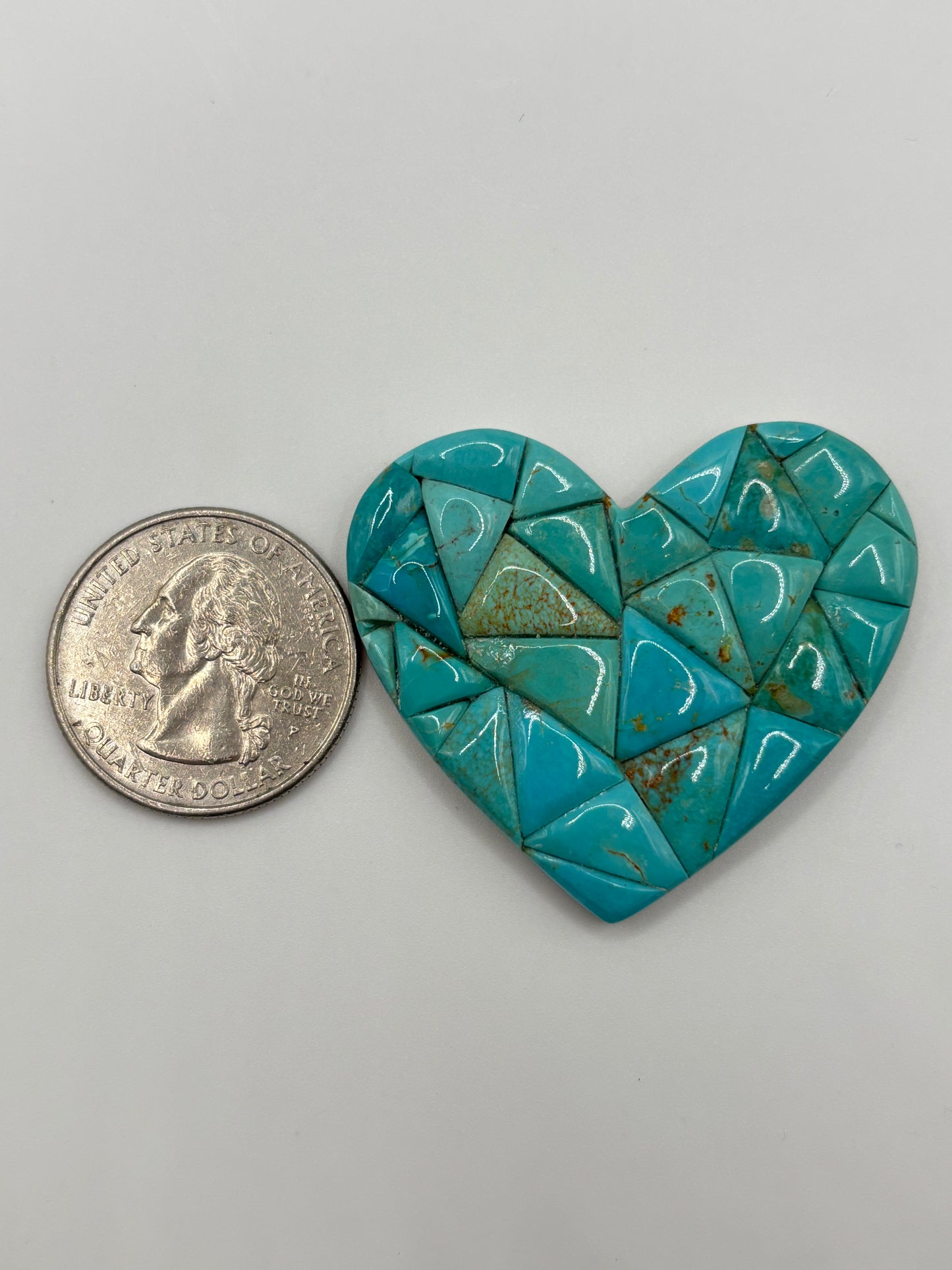 Heart Mosaic Turquoise 5