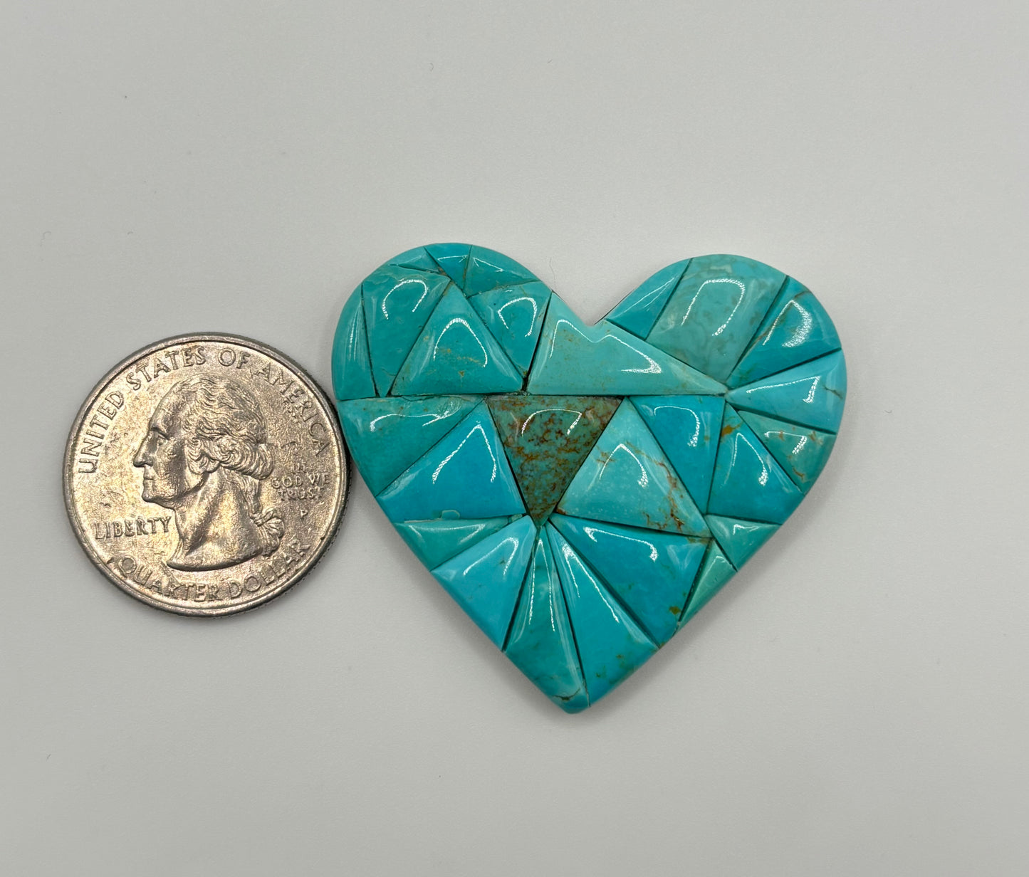Heart Mosaic Turquoise 3