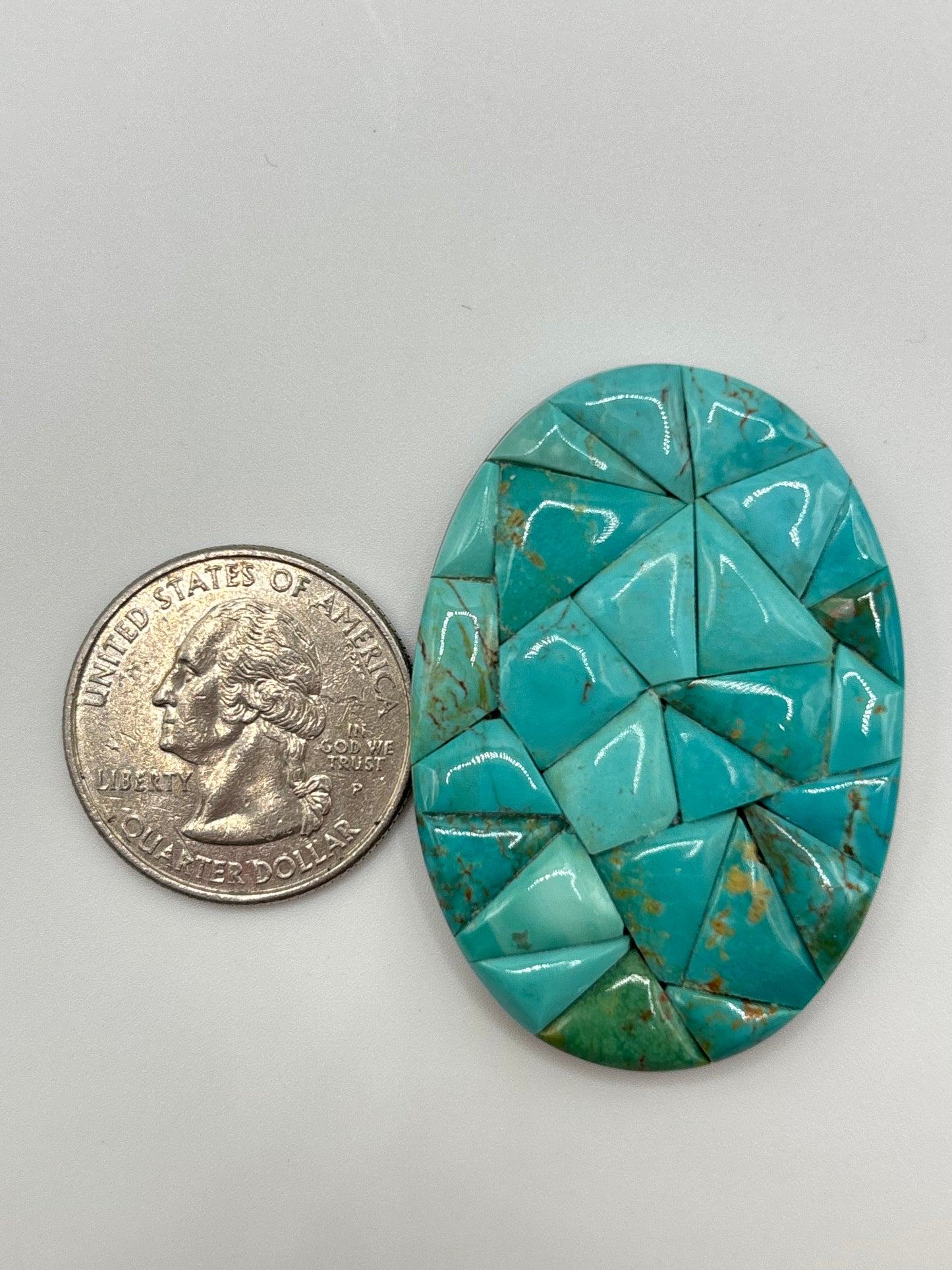 Oval Mosaic Turquoise 5