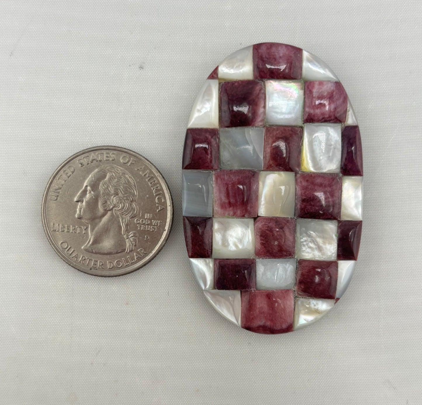 Checkerboard Mosaic Purple 1
