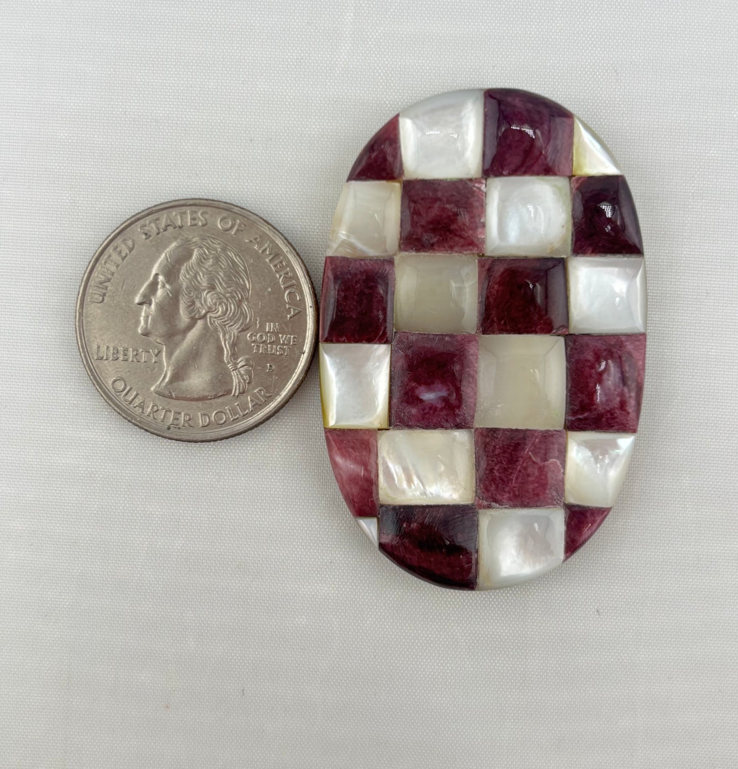 Checkerboard Mosaic Purple 8