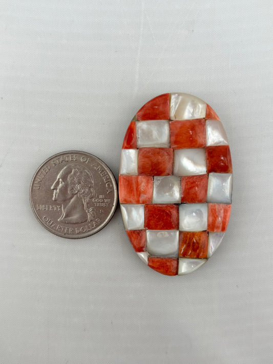 Checkerboard Mosaic Red 4