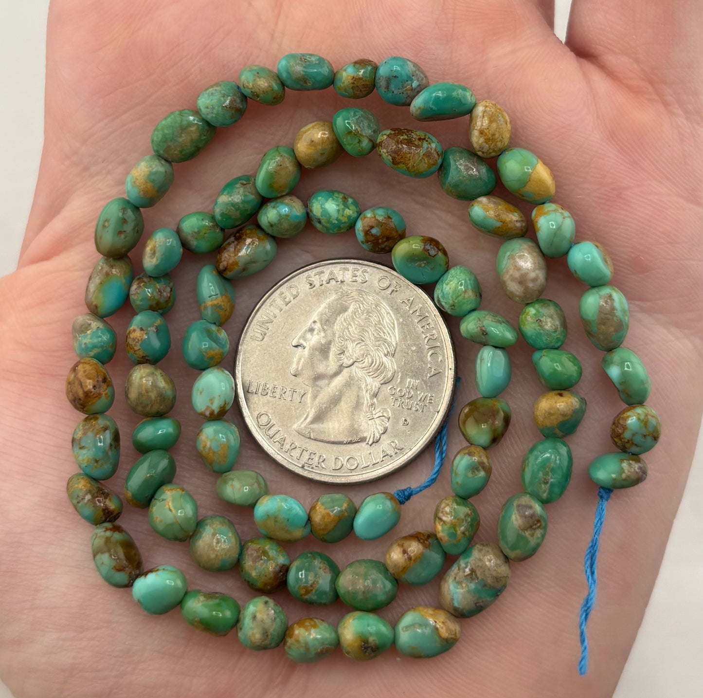 5mm Long Drill Nugget Strand