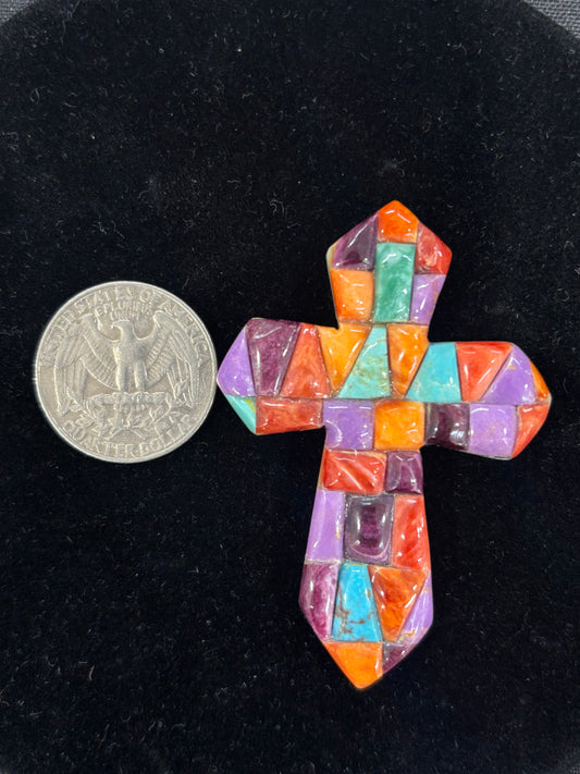 Mosaic Spiny/Turquoise Cross 1