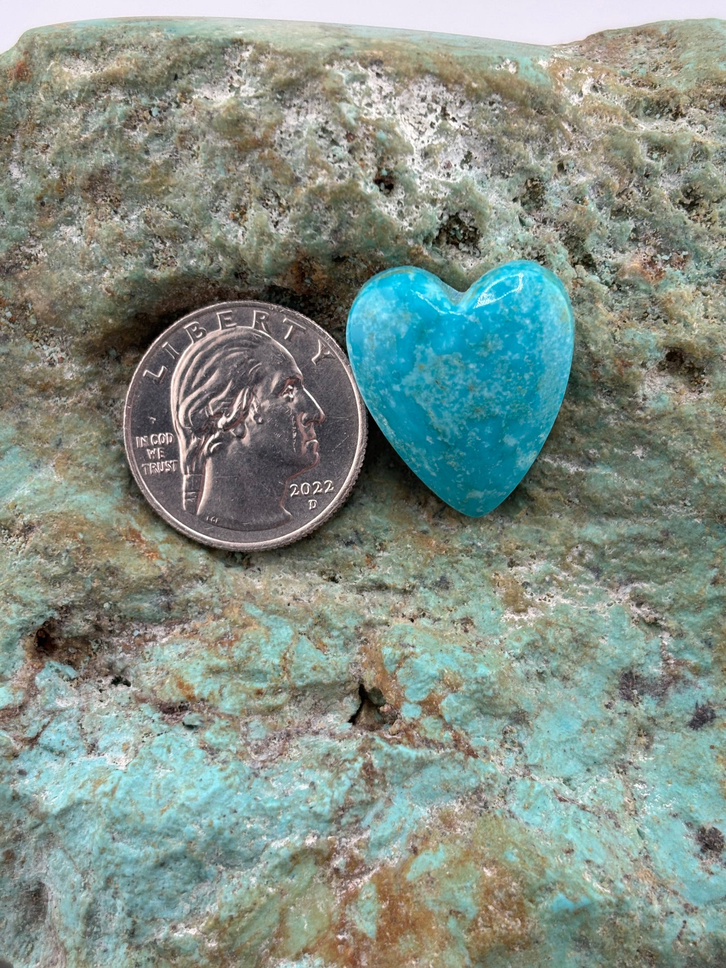 Turquoise Heart 7