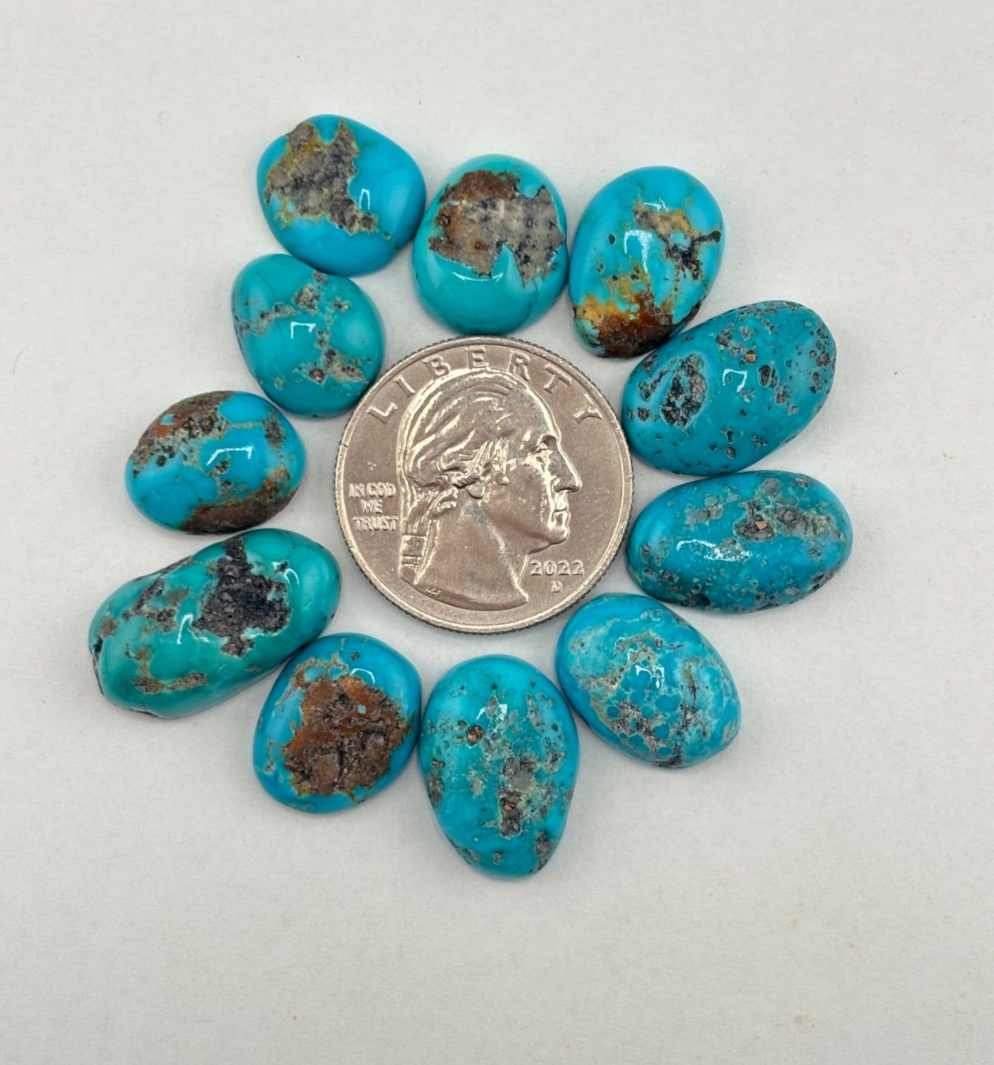 Freeform Hard/Rough Turquoise Finish lot 1