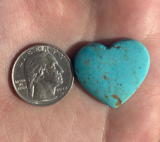 Turquoise Heart 10