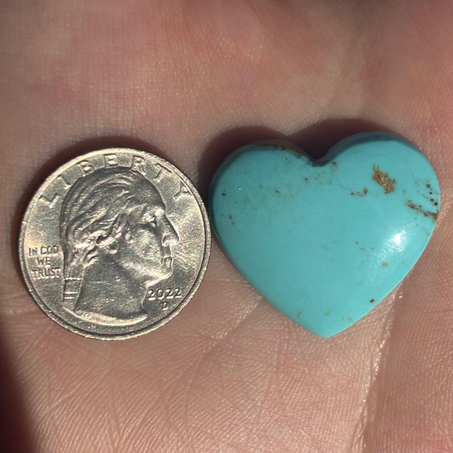 Turquoise Heart 19