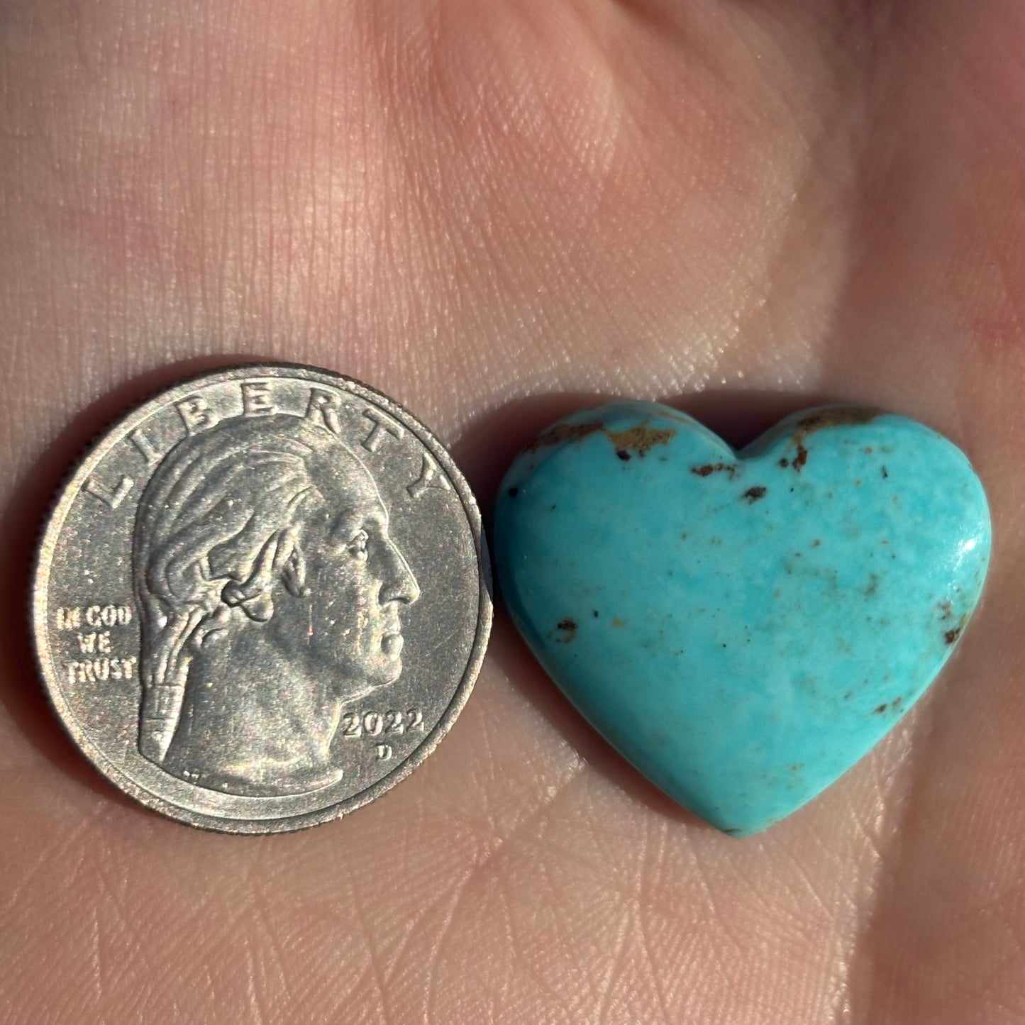 Turquoise Heart 21