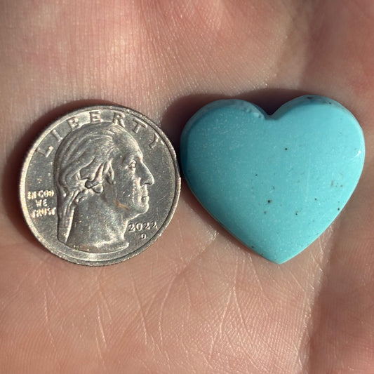 Turquoise Heart 22