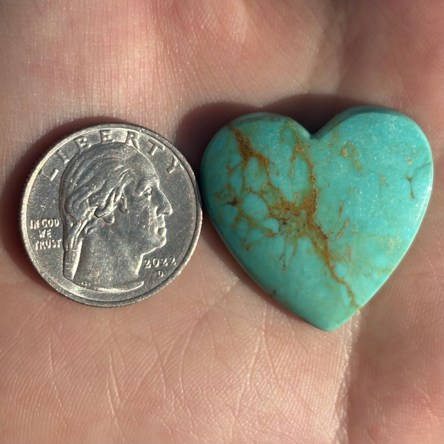 Turquoise Heart 23