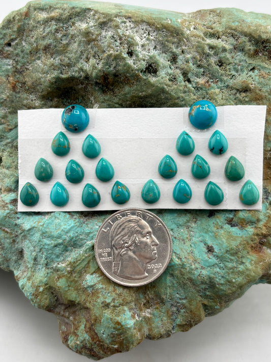 Cascade 1 Earring Calibrated Cab Set