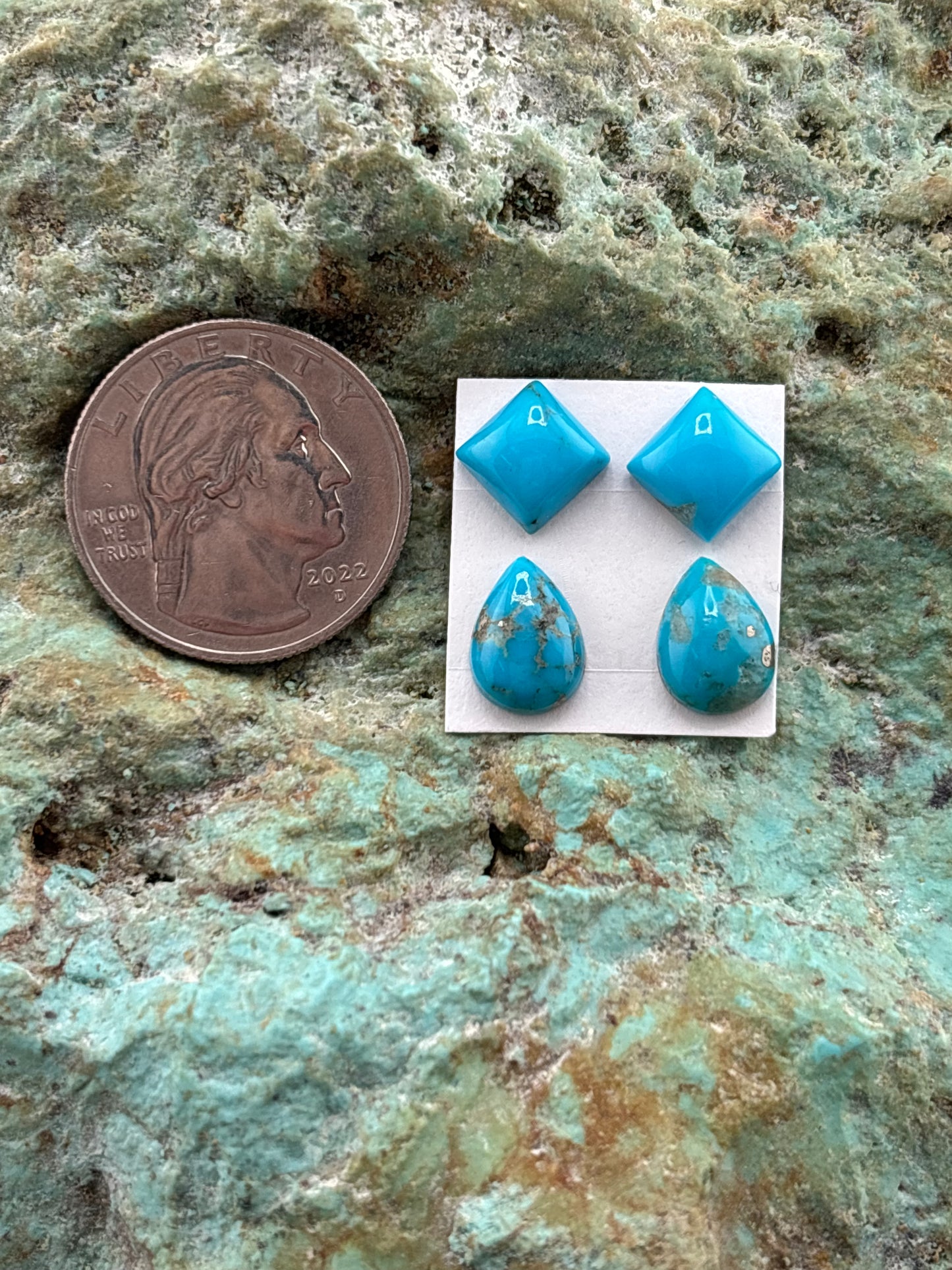 Raindrop 5 Earring Calibrated Cab Set