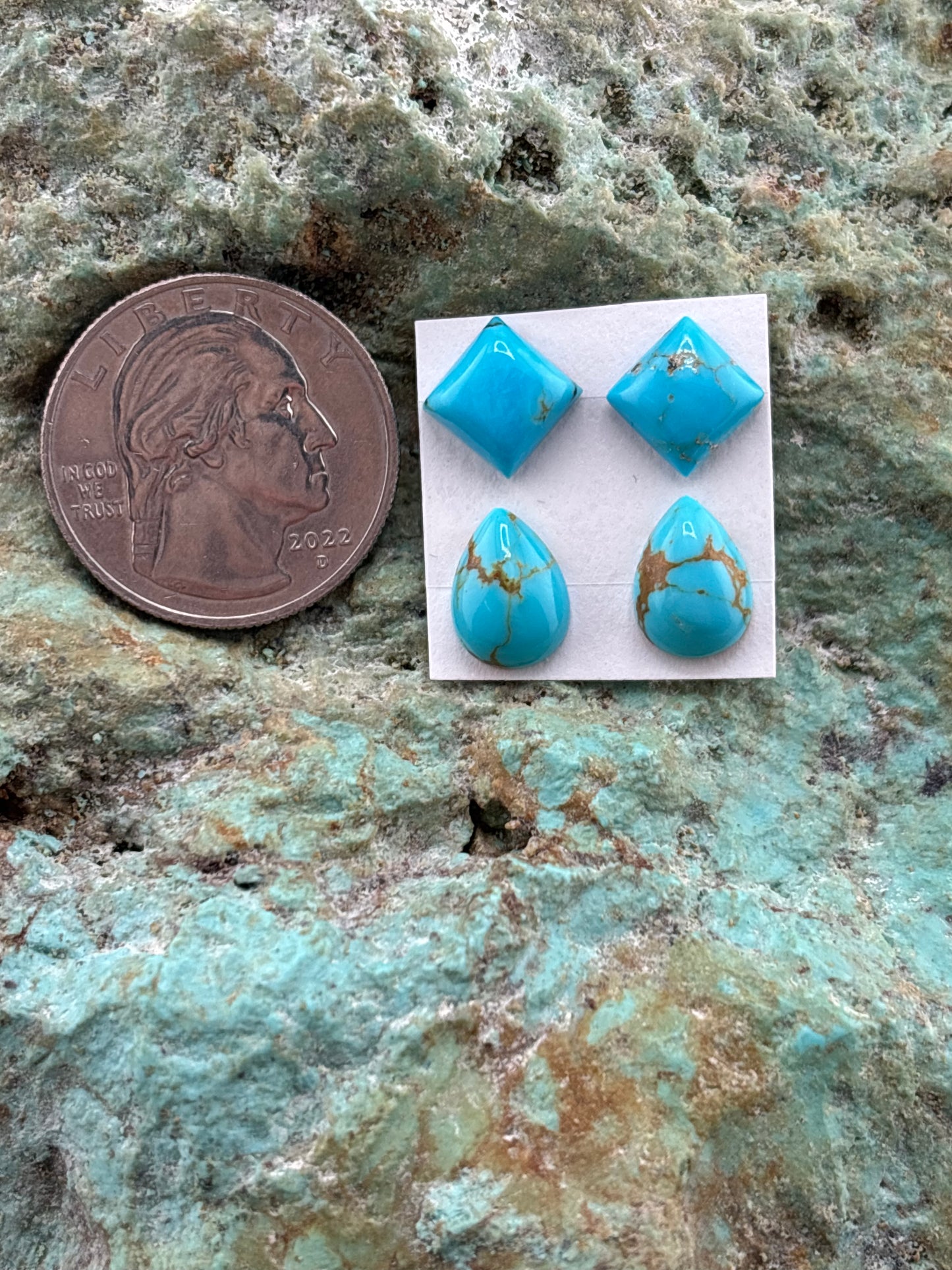 Raindrop 6 Earring Calibrated Cab Set