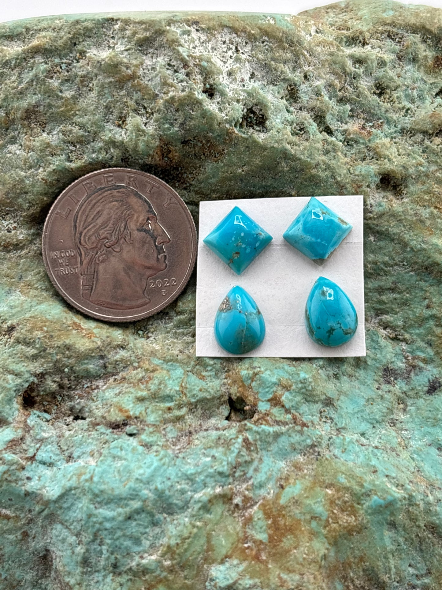 Raindrop 7 Earring Calibrated Cab Set