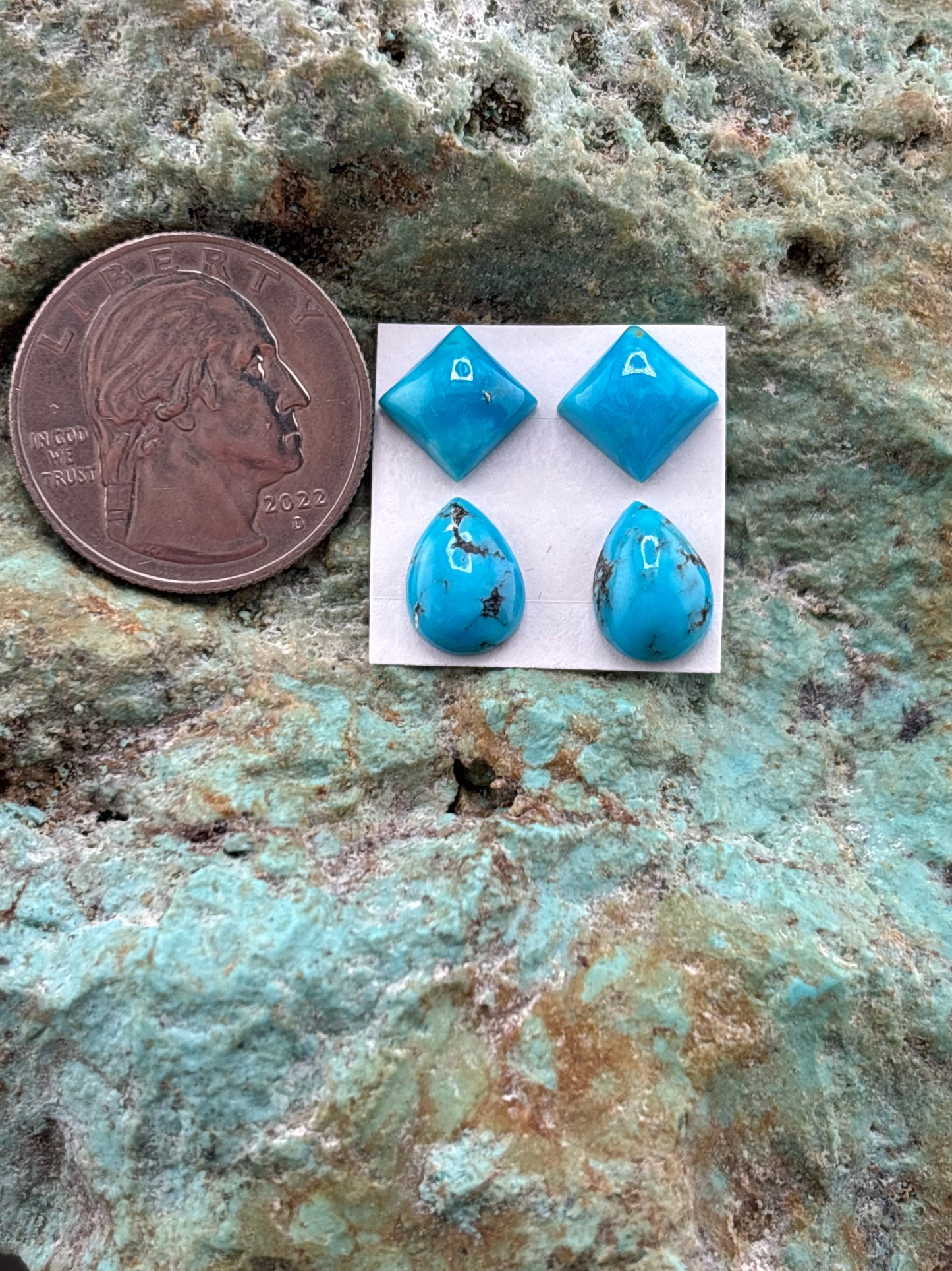 Raindrop 10 Earring Calibrated Cab Set