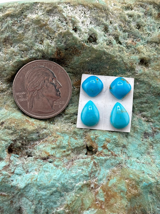 Raindrop 12 Earring Calibrated Cab Set